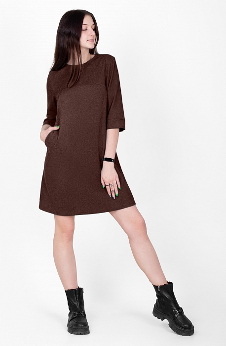картинка Платье Сирена Х-389 (42-56) микровельвет635 руб. от интернет магазина