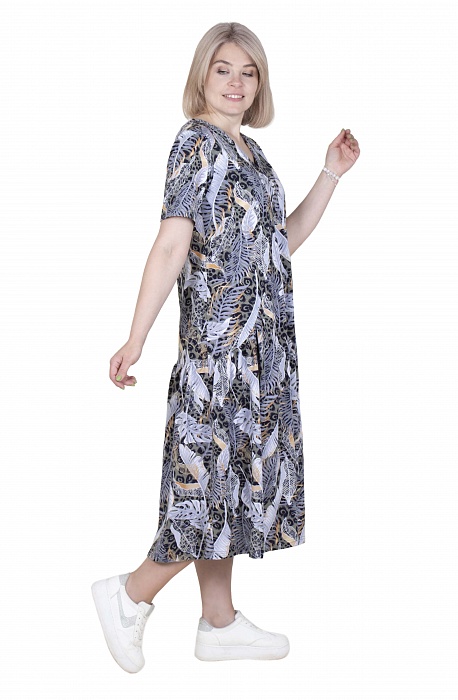 картинка Платье "Рига" Х-369 кулирка (46-62)545 руб. от интернет магазина