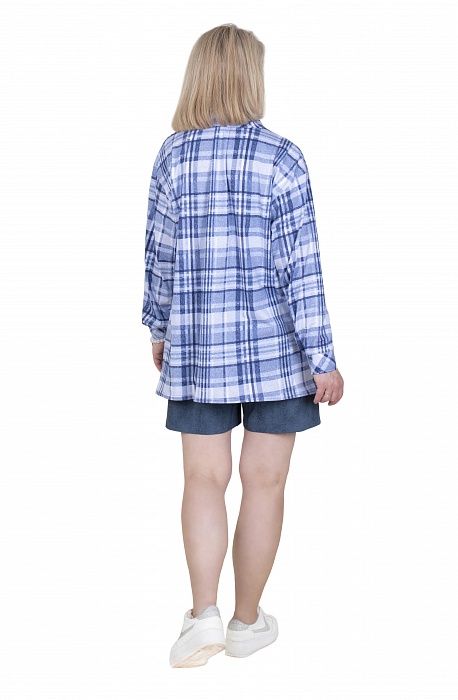 картинка Туника-рубашка "Испания" Х-374 кулирка (44-62)635 руб. от интернет магазина