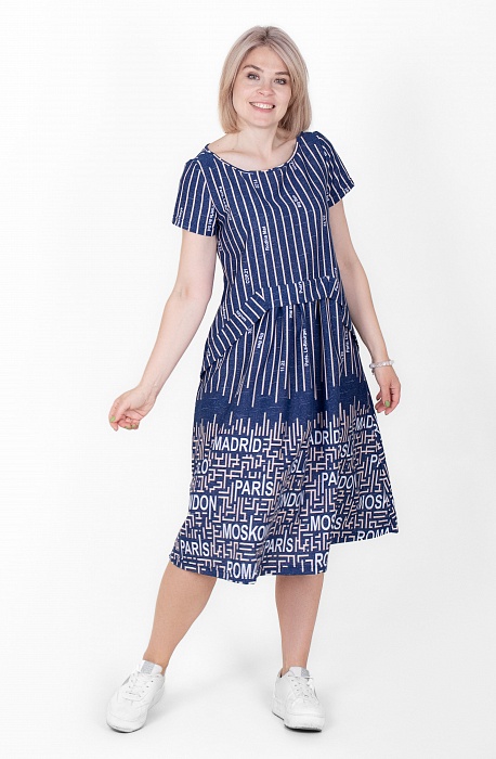 картинка Платье Саша Х-305А (48-62) кулирка600 руб. от интернет магазина